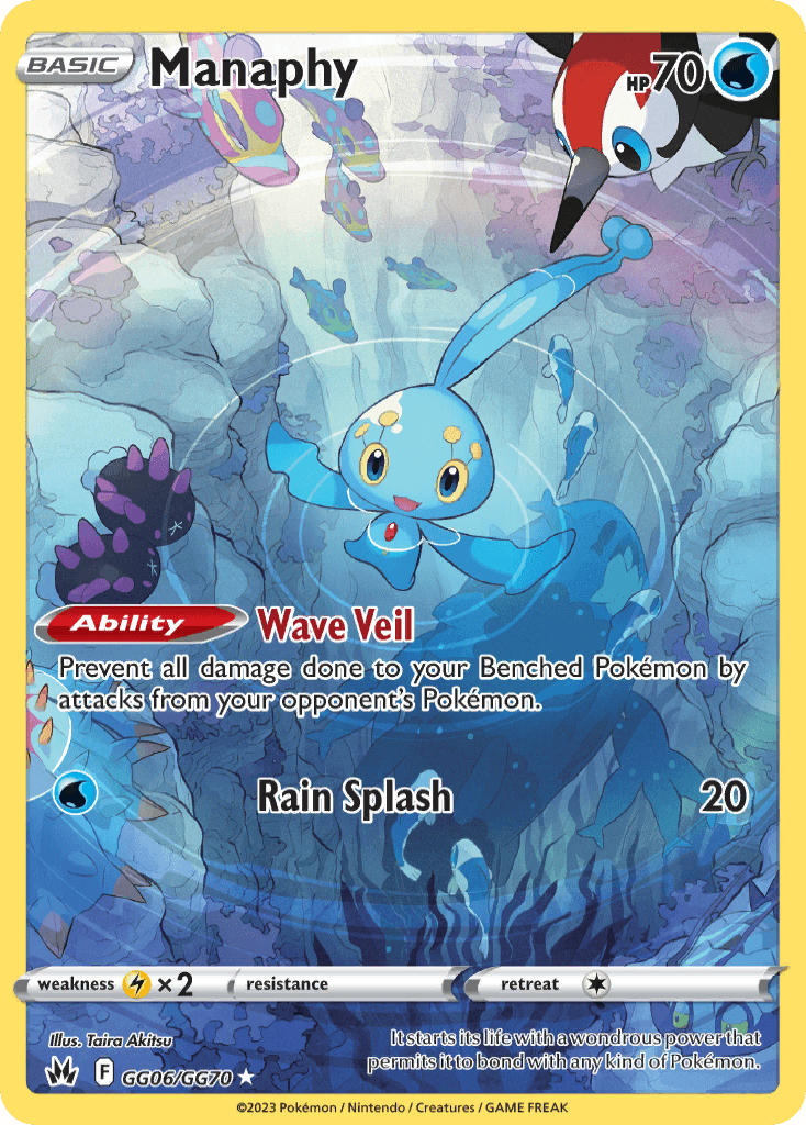 Manaphy — Crown Zenith Galarian Gallery GG06
