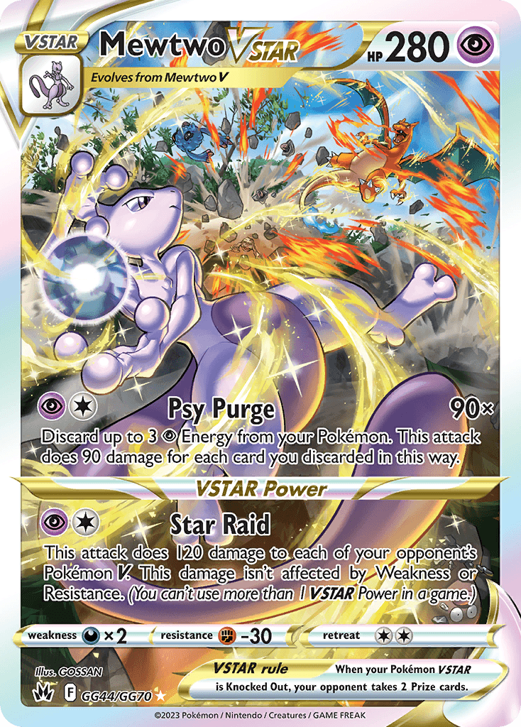 Mewtwo VSTAR — Crown Zenith Galarian Gallery GG44