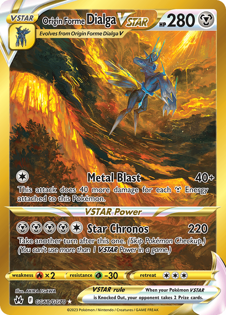 Origin Forme Dialga VSTAR — Crown Zenith Galarian Gallery GG68