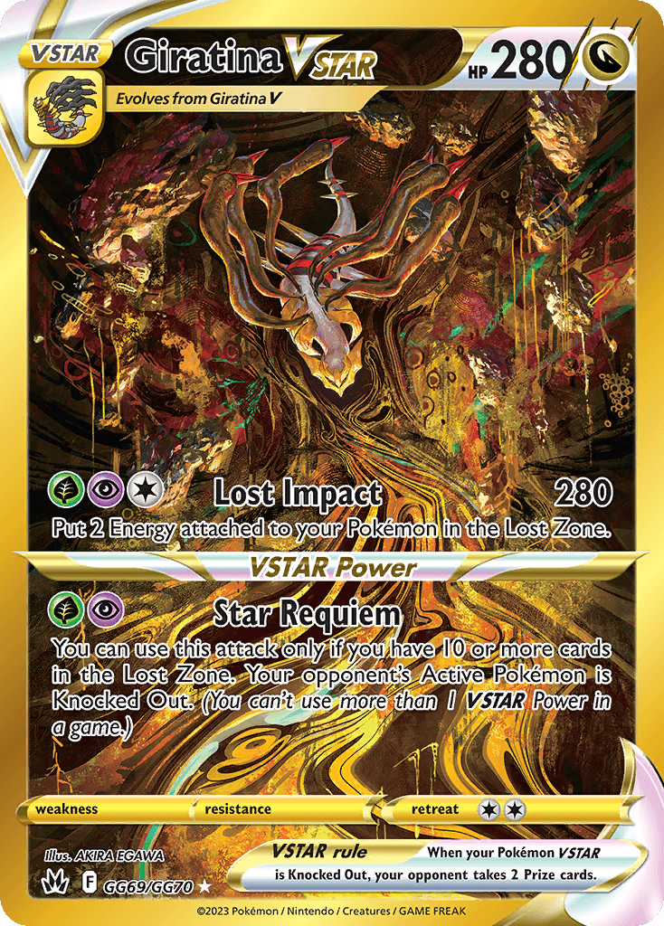 Giratina VSTAR — Crown Zenith Galarian Gallery GG69