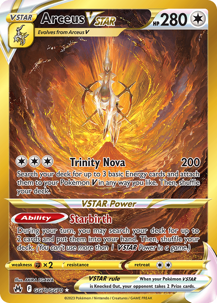 Arceus VSTAR — Crown Zenith Galarian Gallery GG70