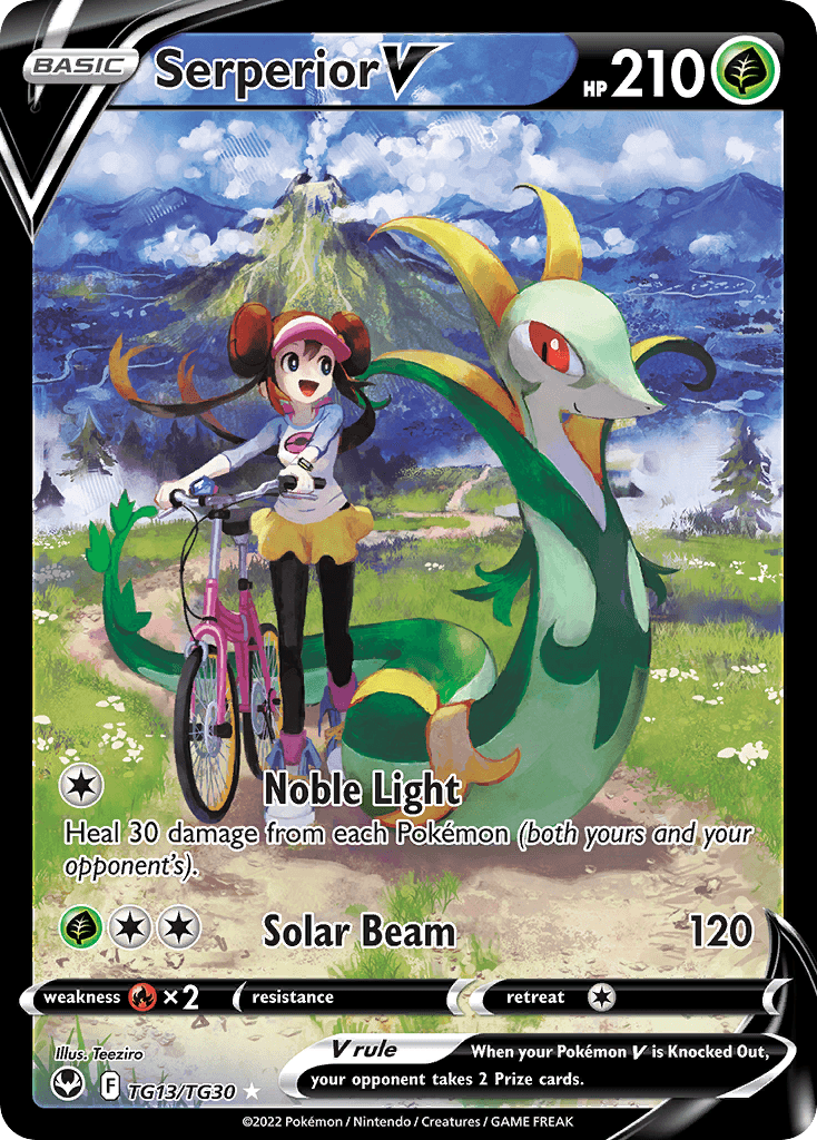 Serperior V — Silver Tempest Trainer Gallery TG13