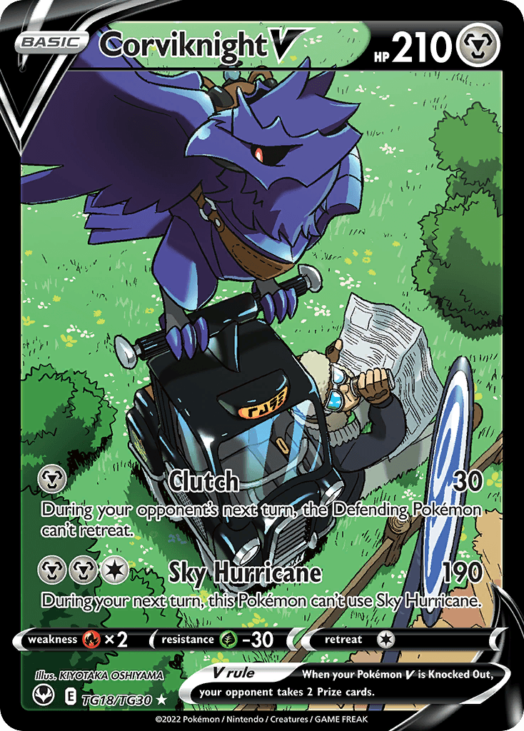 Corviknight V — Silver Tempest Trainer Gallery TG18