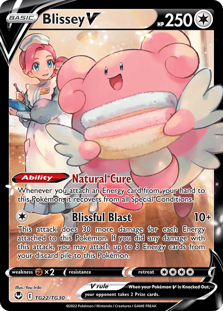 Blissey V — Silver Tempest Trainer Gallery TG22