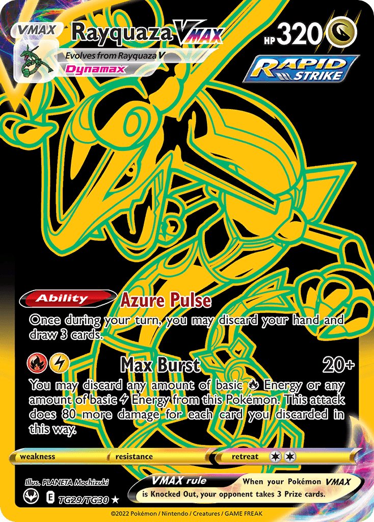 Rayquaza VMAX — Silver Tempest Trainer Gallery TG29