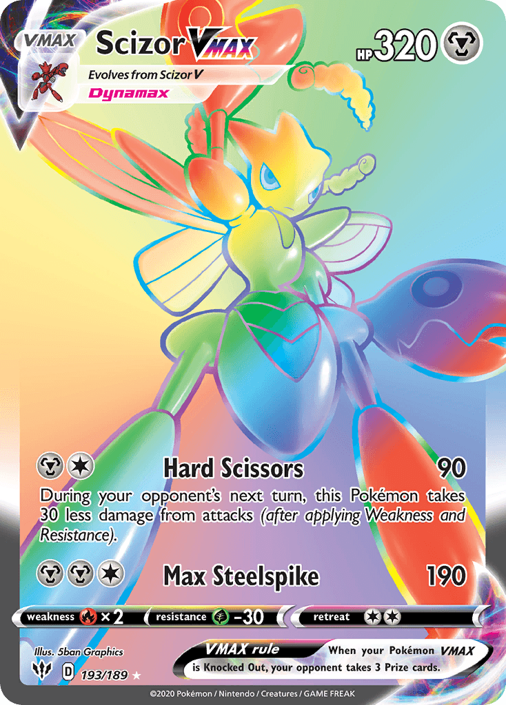 Scizor VMAX — Darkness Ablaze 193
