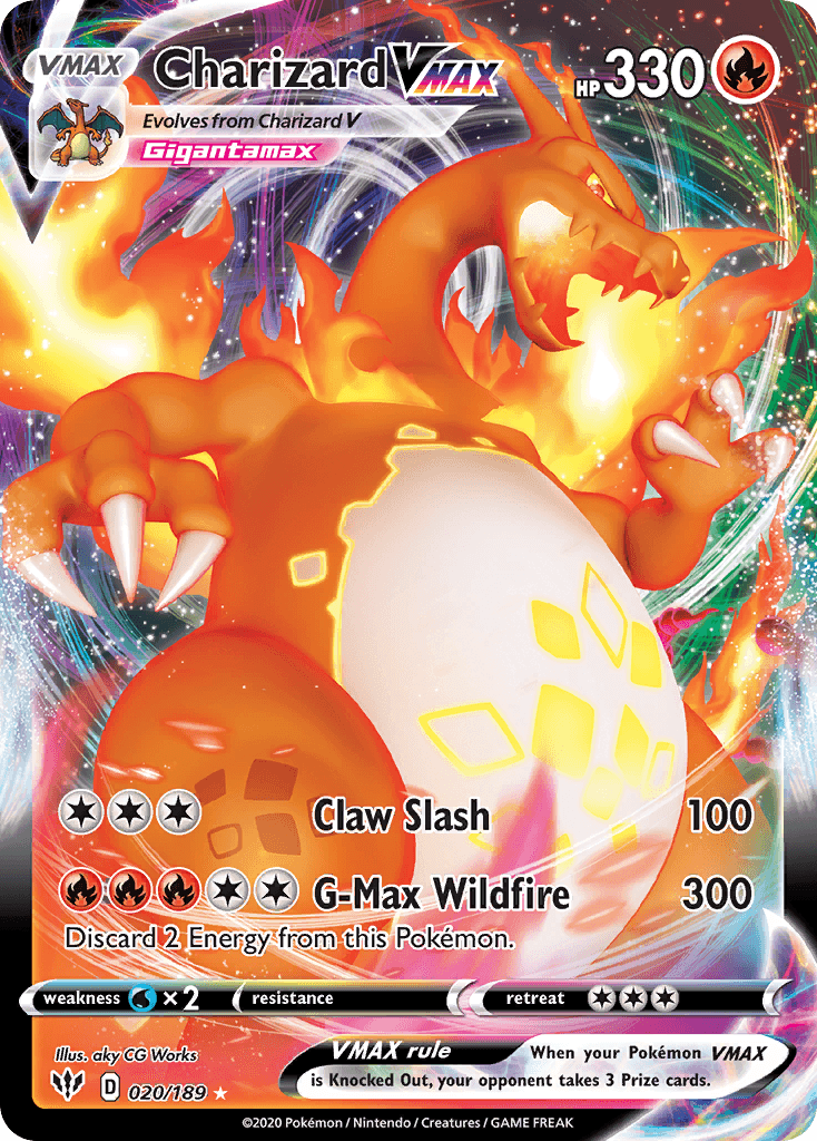 Charizard VMAX — Darkness Ablaze 20