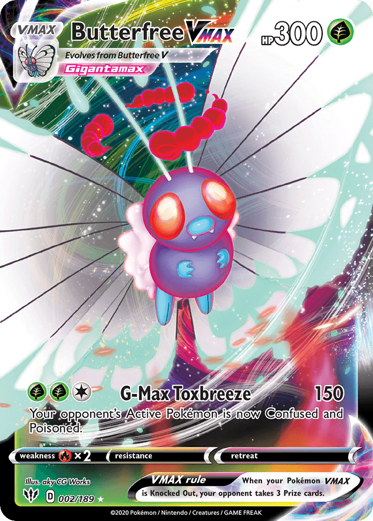 Butterfree VMAX — Darkness Ablaze 2