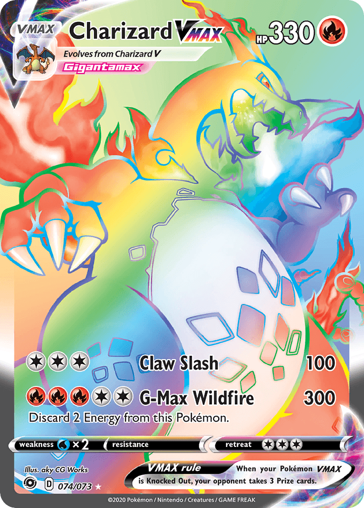 Charizard VMAX — Champion's Path 74