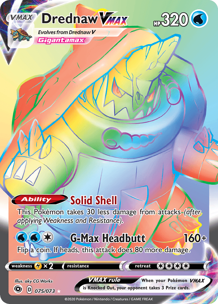 Drednaw VMAX — Champion's Path 75