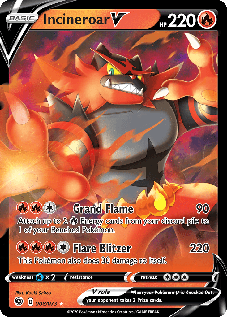 Incineroar V — Champion's Path 8