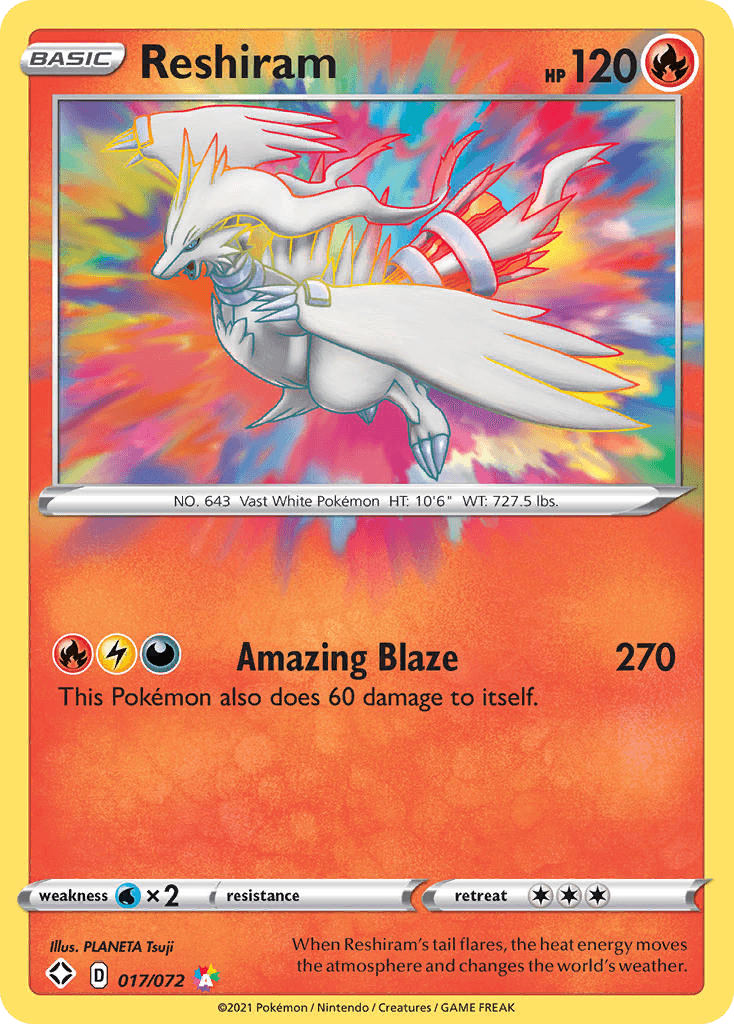 Reshiram — Shining Fates 17