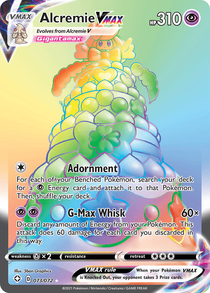 Alcremie VMAX — Shining Fates 73
