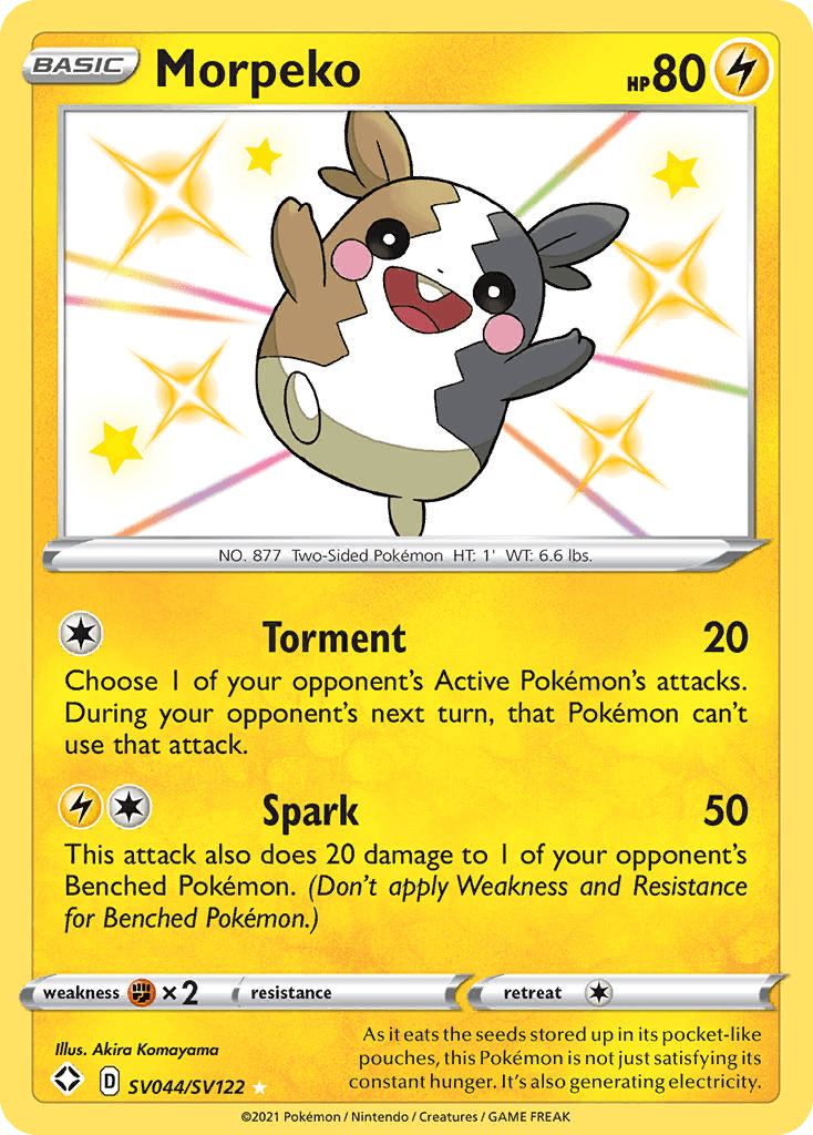 Morpeko — Shining Fates Shiny Vault SV044