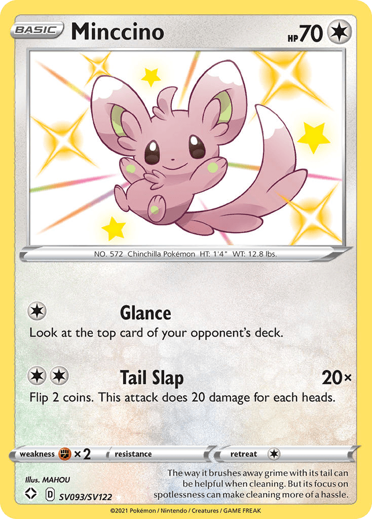 Minccino — Shining Fates Shiny Vault SV093