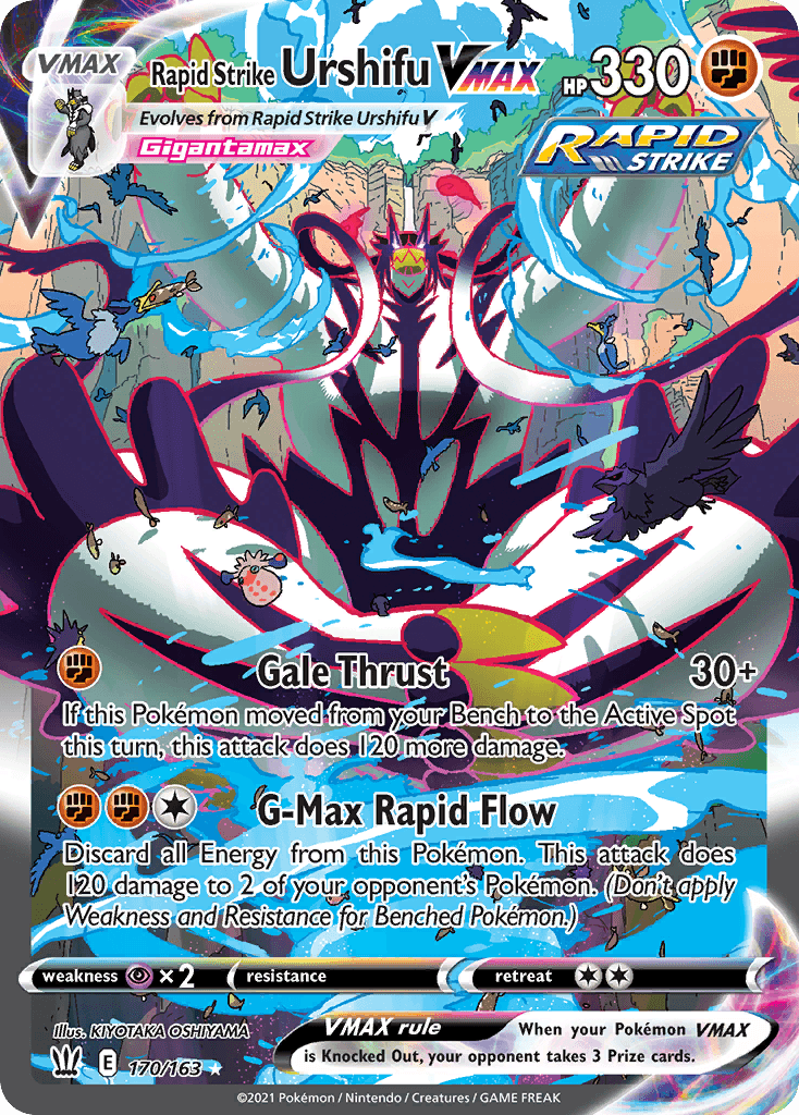 Rapid Strike Urshifu VMAX — Battle Styles 170