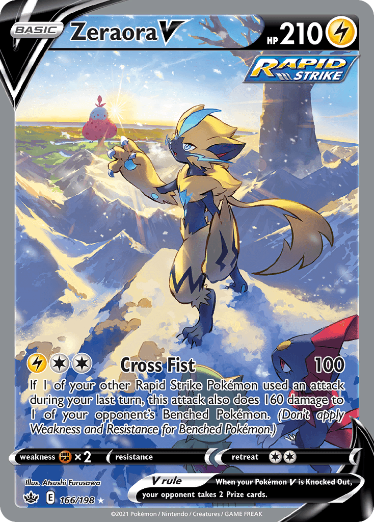 Zeraora V — Chilling Reign 166