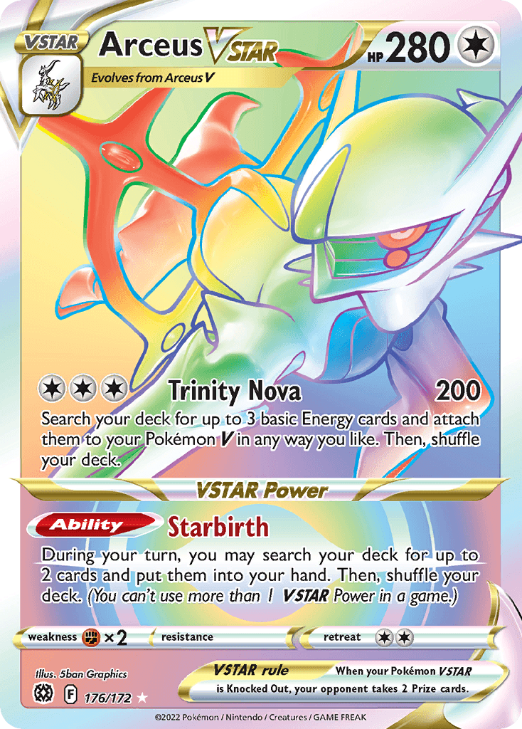 Arceus VSTAR — Brilliant Stars 176
