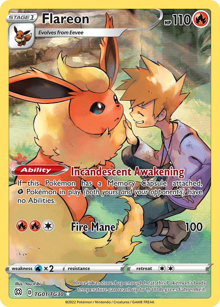 Flareon — Brilliant Stars Trainer Gallery TG01