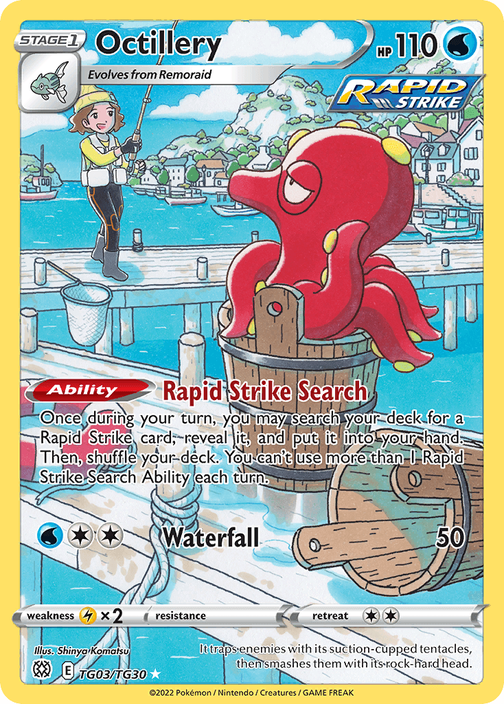 Octillery — Brilliant Stars Trainer Gallery TG03