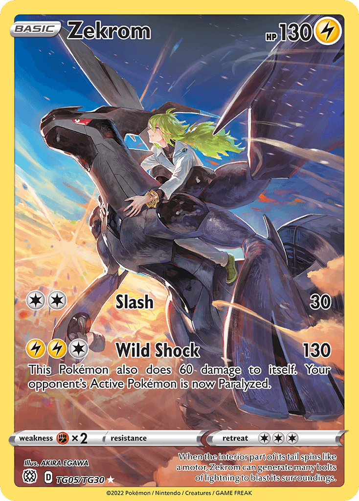 Zekrom — Brilliant Stars Trainer Gallery TG05