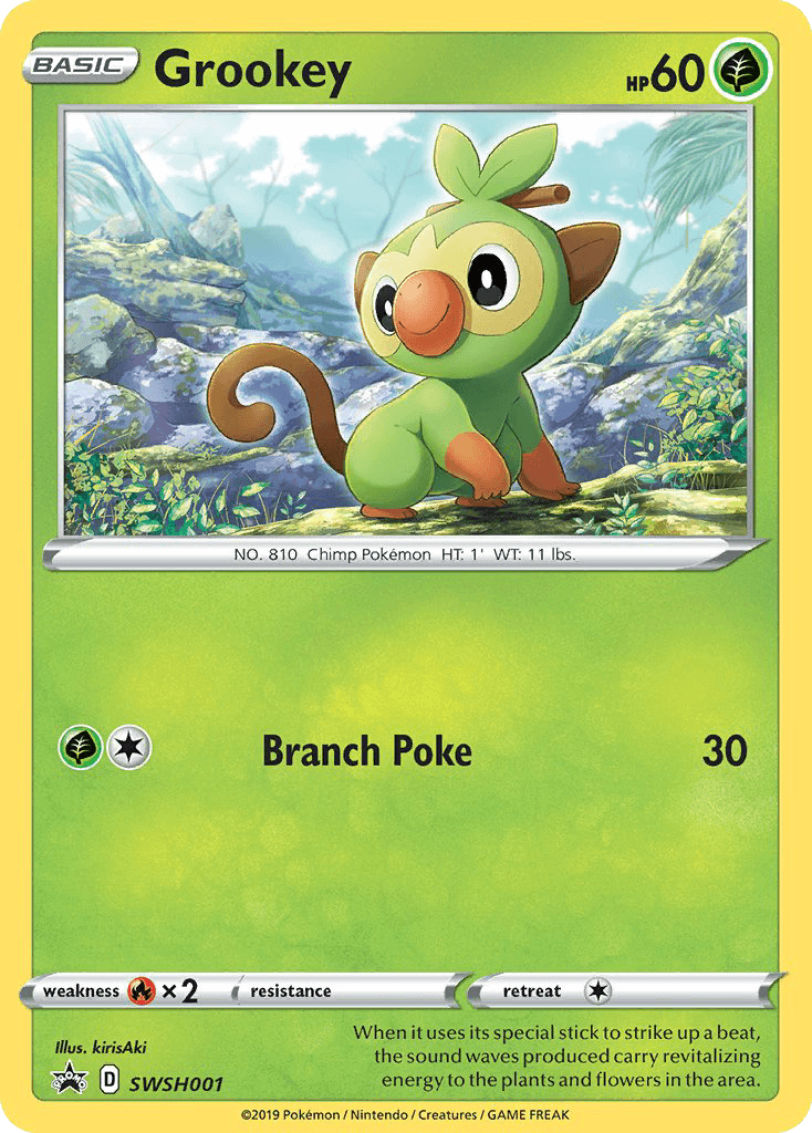 Grookey — SWSH Black Star Promos SWSH001