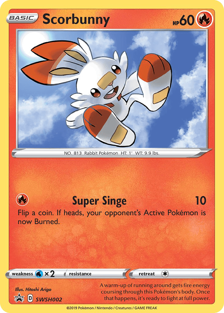Scorbunny — SWSH Black Star Promos SWSH002