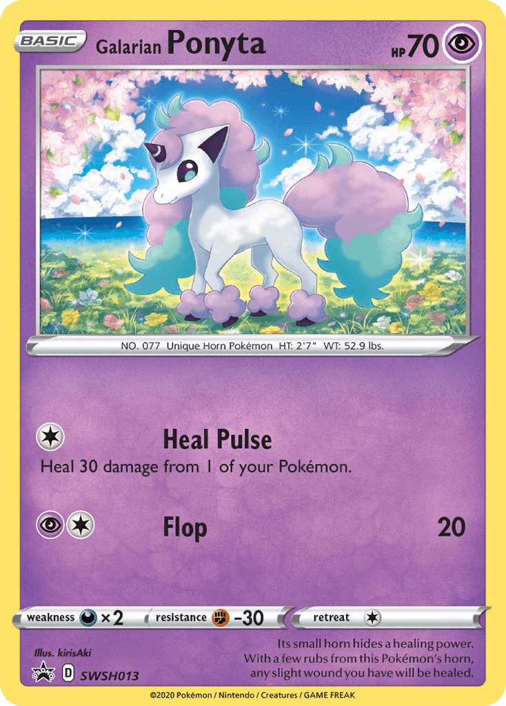 Galarian Ponyta — SWSH Black Star Promos SWSH013