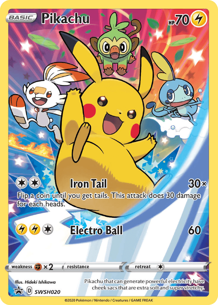 Pikachu — SWSH Black Star Promos SWSH020