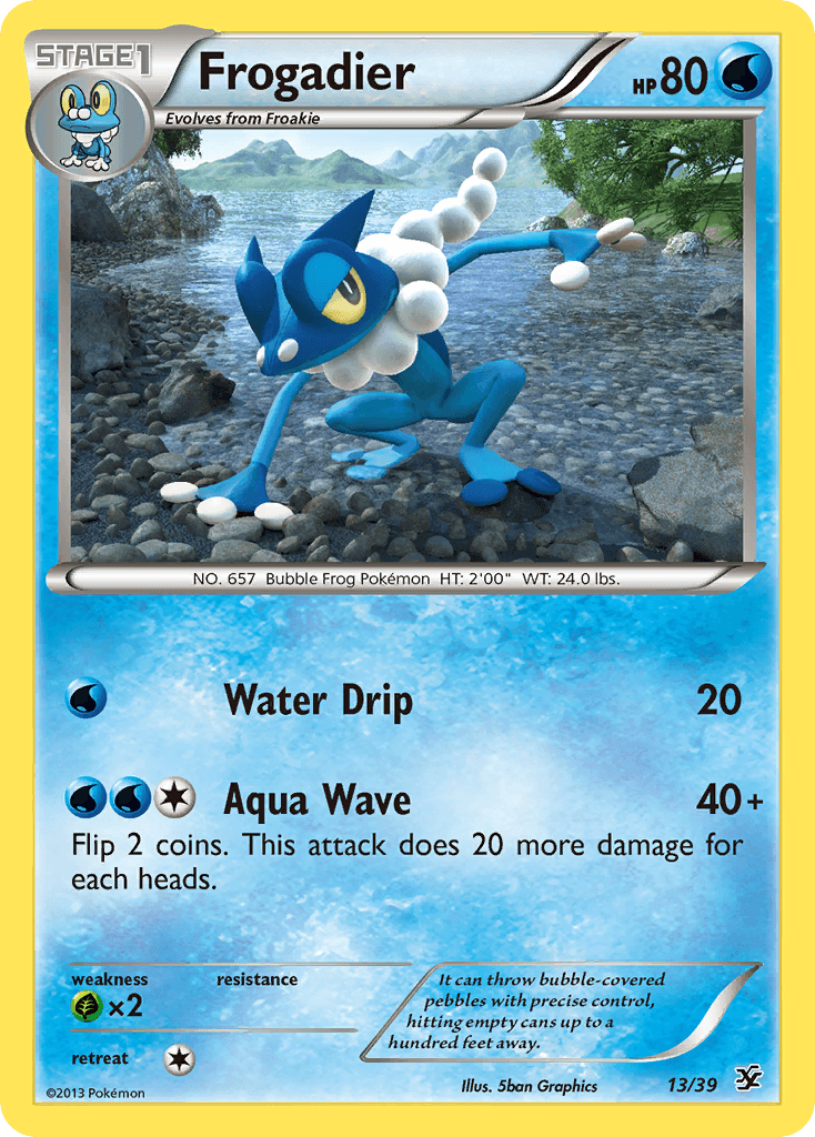 Frogadier — Kalos Starter Set 13