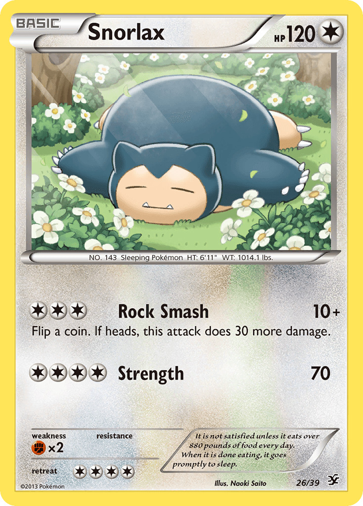 Snorlax — Kalos Starter Set 26