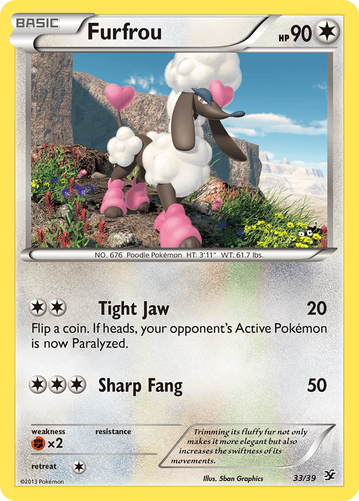 Furfrou — Kalos Starter Set 33