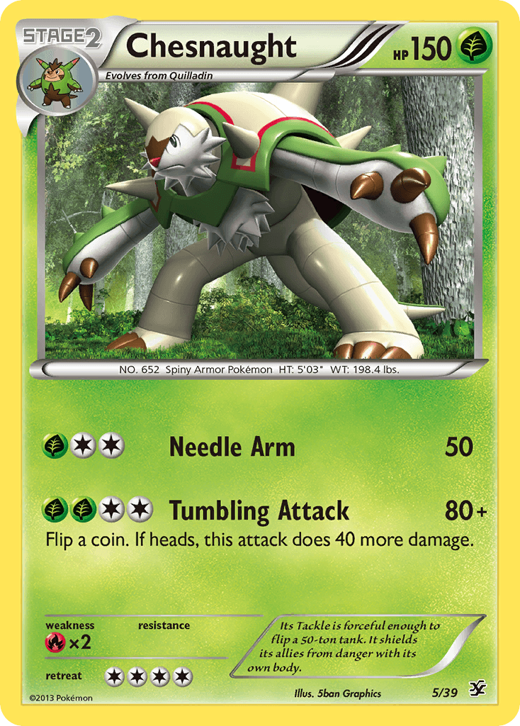 Chesnaught — Kalos Starter Set 5