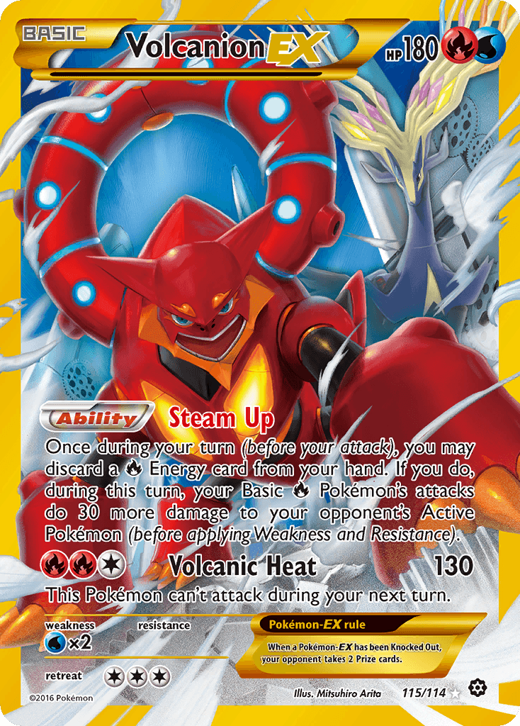 Volcanion-EX — Steam Siege 115