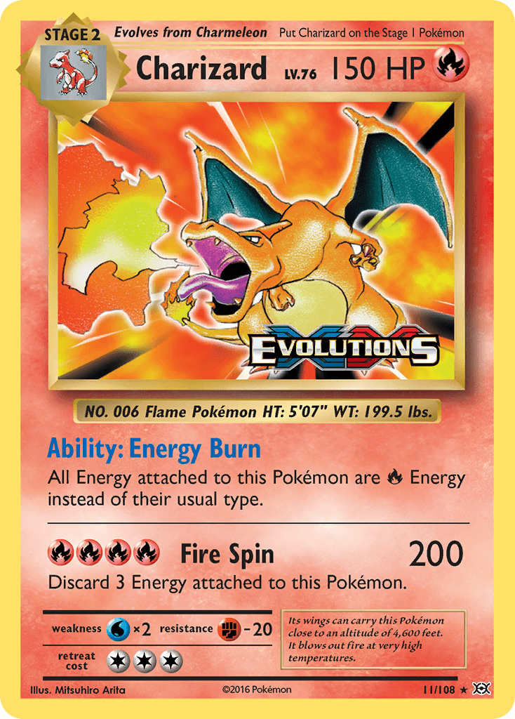 Charizard — Evolutions 11