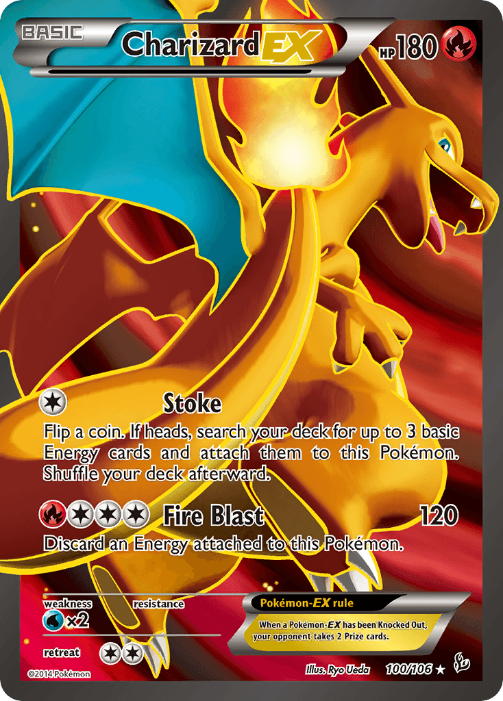 Charizard-EX — Flashfire 100