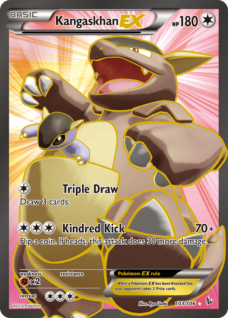 Kangaskhan-EX — Flashfire 103