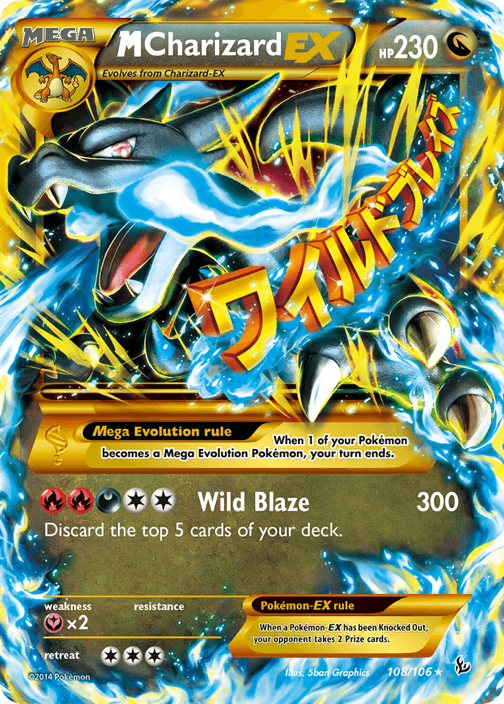 M Charizard-EX — Flashfire 108