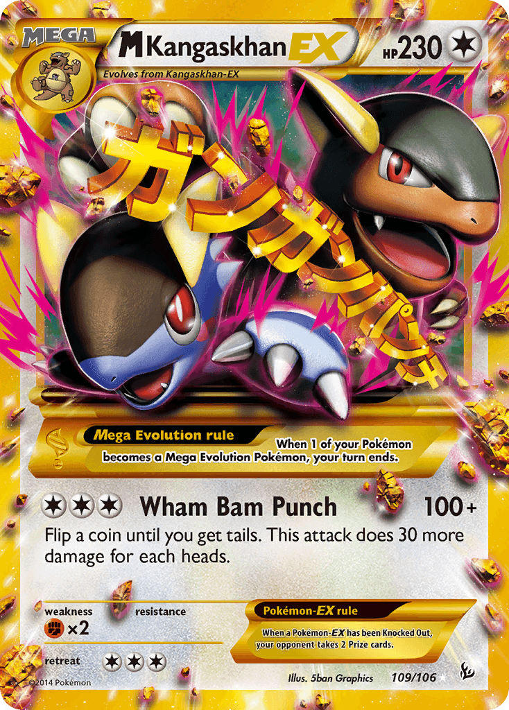 M Kangaskhan-EX — Flashfire 109
