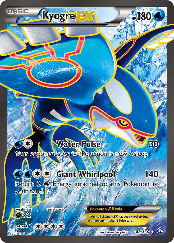 Kyogre-EX — Primal Clash 148