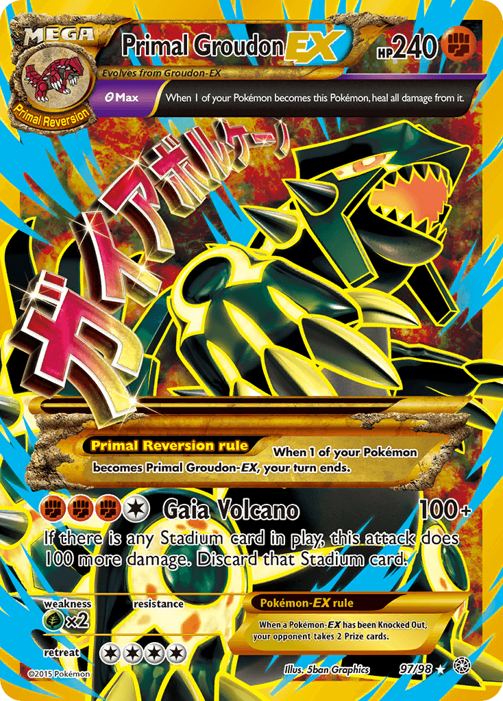 Primal Groudon-EX — Ancient Origins 97