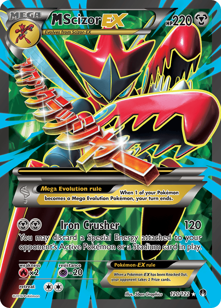 M Scizor-EX — BREAKpoint 120