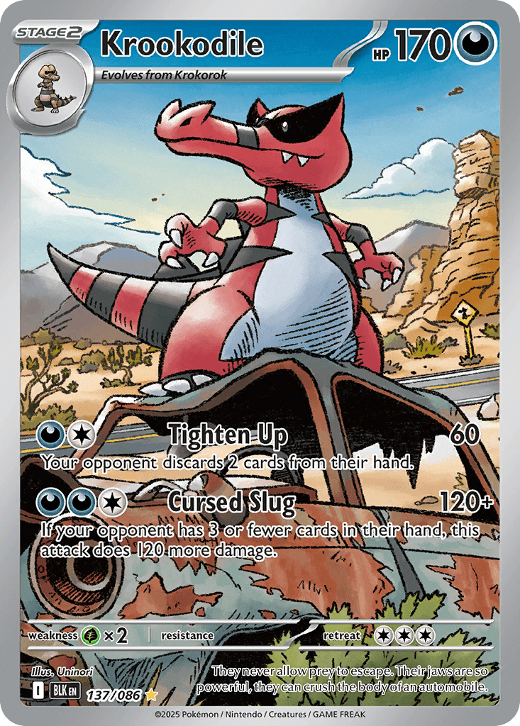 Krookodile — Black Bolt 137